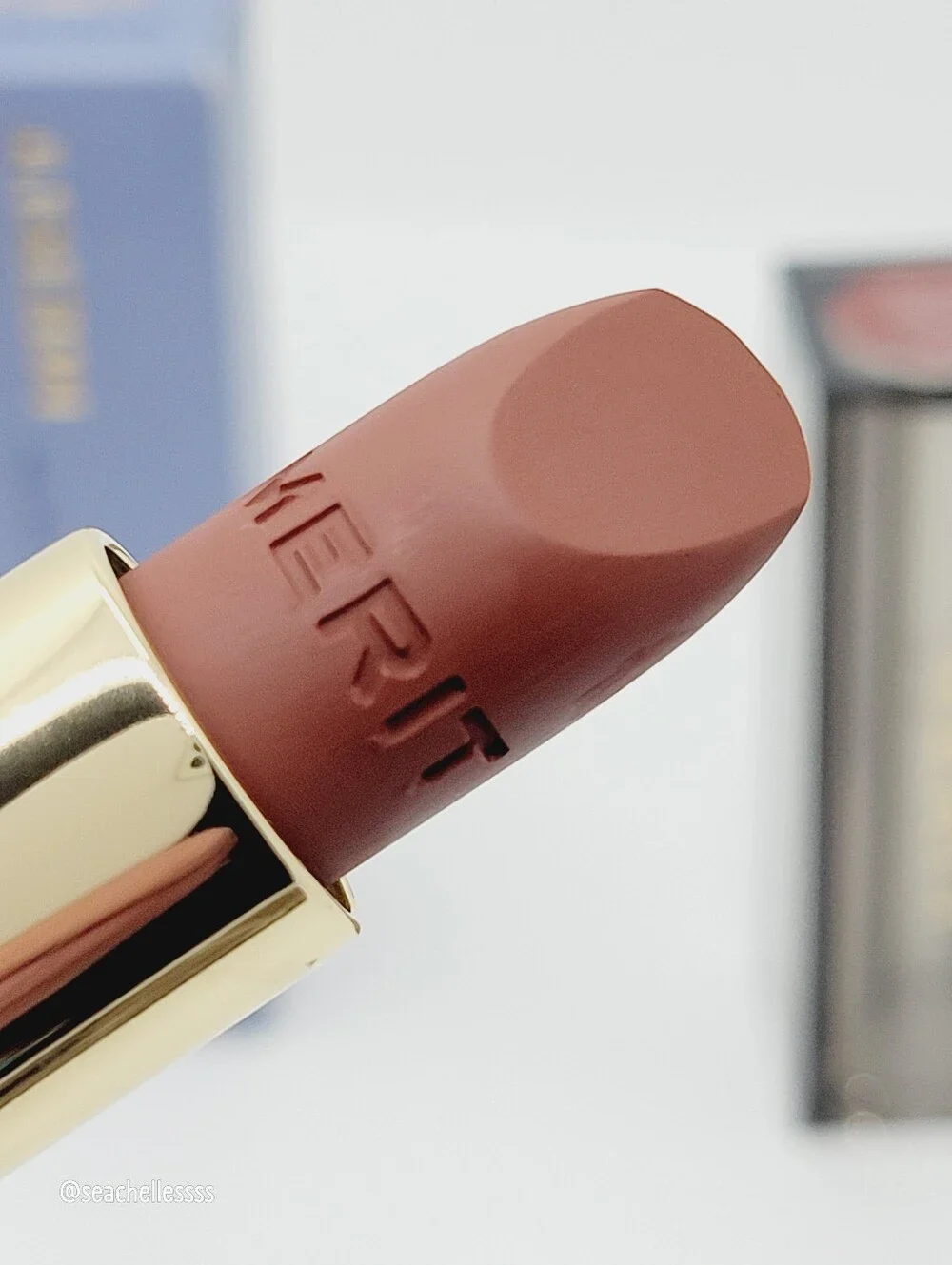 Equestrian Merit Signature Lightweight Lipstick Matte Warm Brown Brand New Boxed